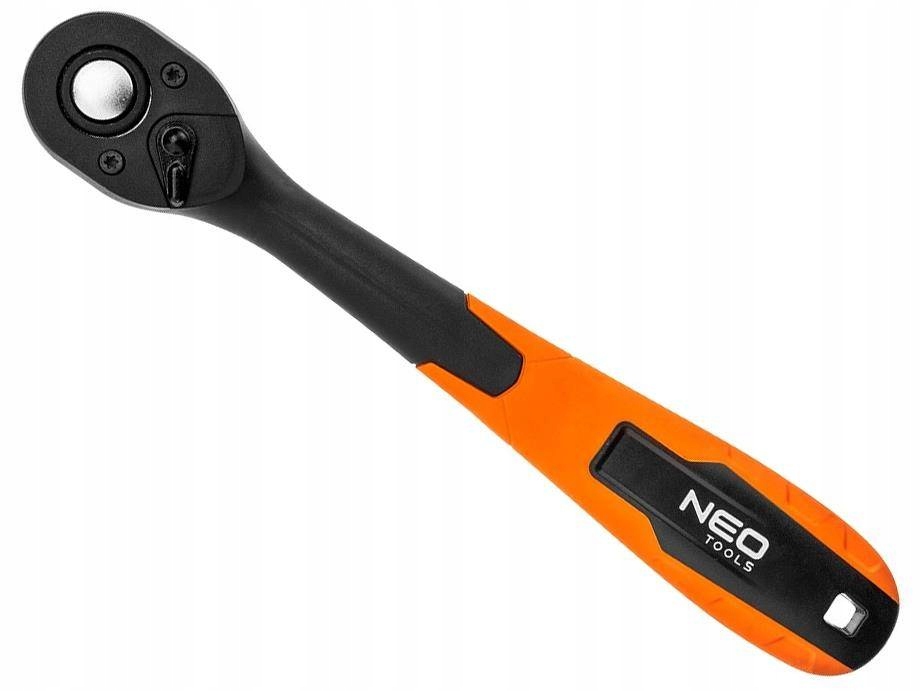 Neo Grzechotka odgięta 1/2", 250mm 72 zęby 08-511