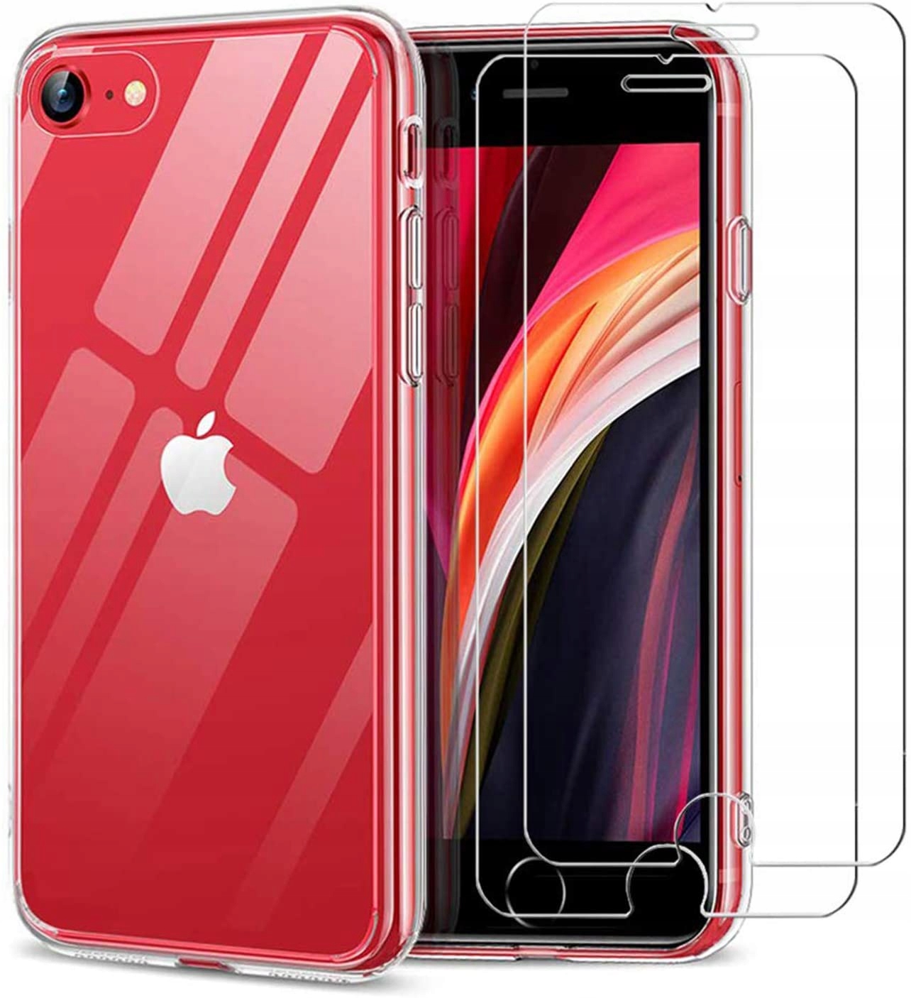 

Obudowa etui do Iphone Se 2020 / 8 / 7 + 2x Szkło