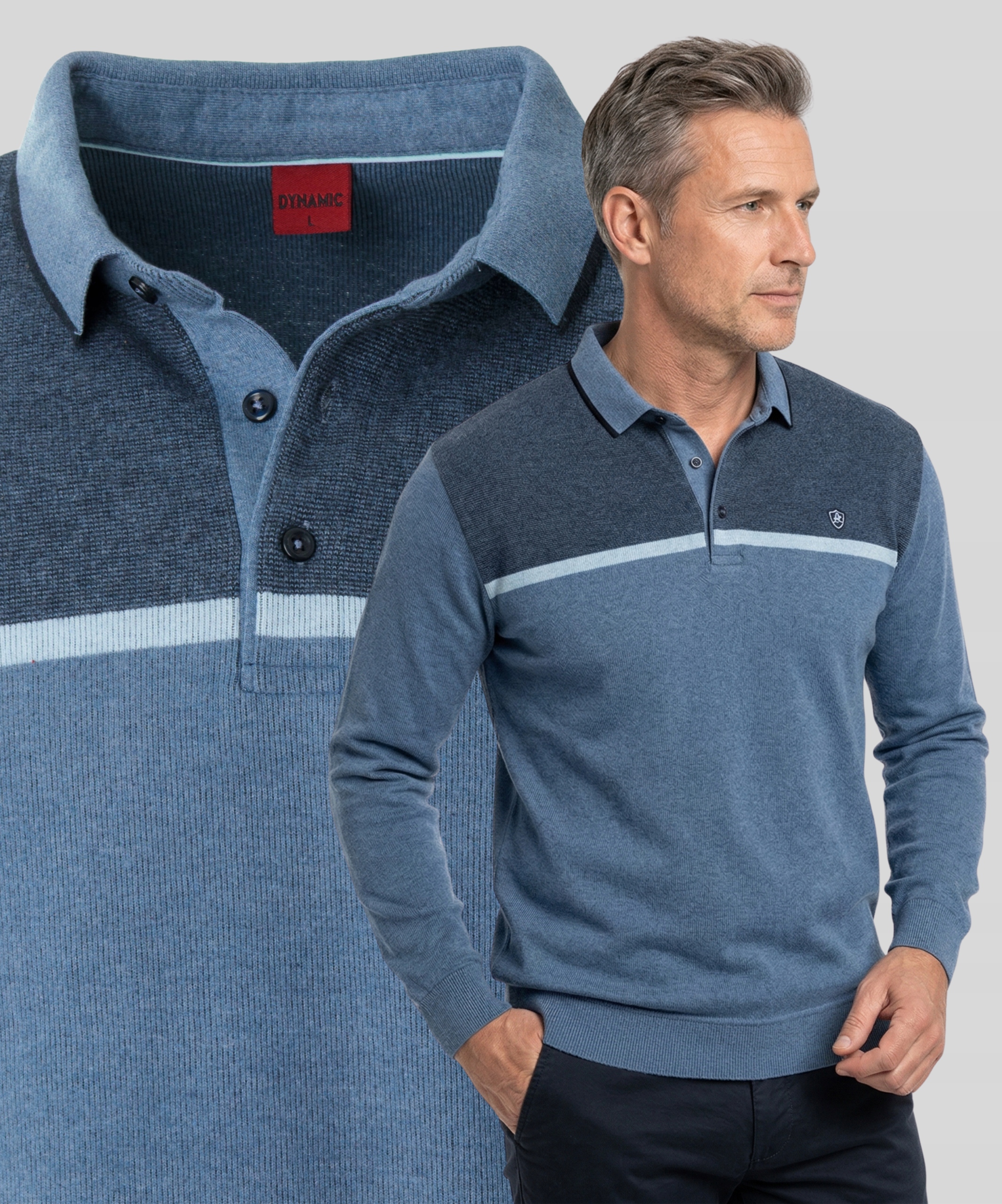 Bluza Męska Klasyczna Modna Polo Produkt Turecki Ciepła Rozmiar 3XL