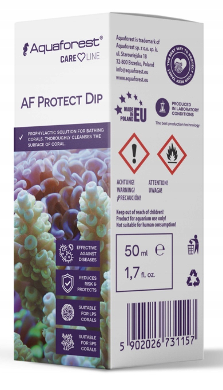 Přípravek Dezinfekční Léčebná Koupel Pro Korály Do Akvária 50 ML