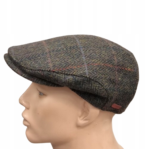 pánská vlněná čepice s náušníky Mes Stefan Zelená Krata Jedle 56 cm