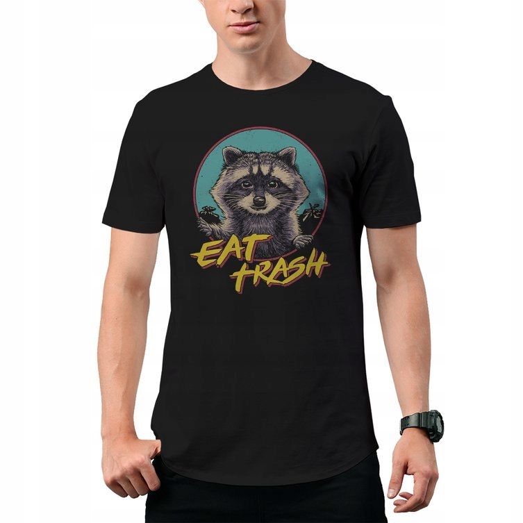 

Koszulka T-Shirt Eat Trash Czarna M