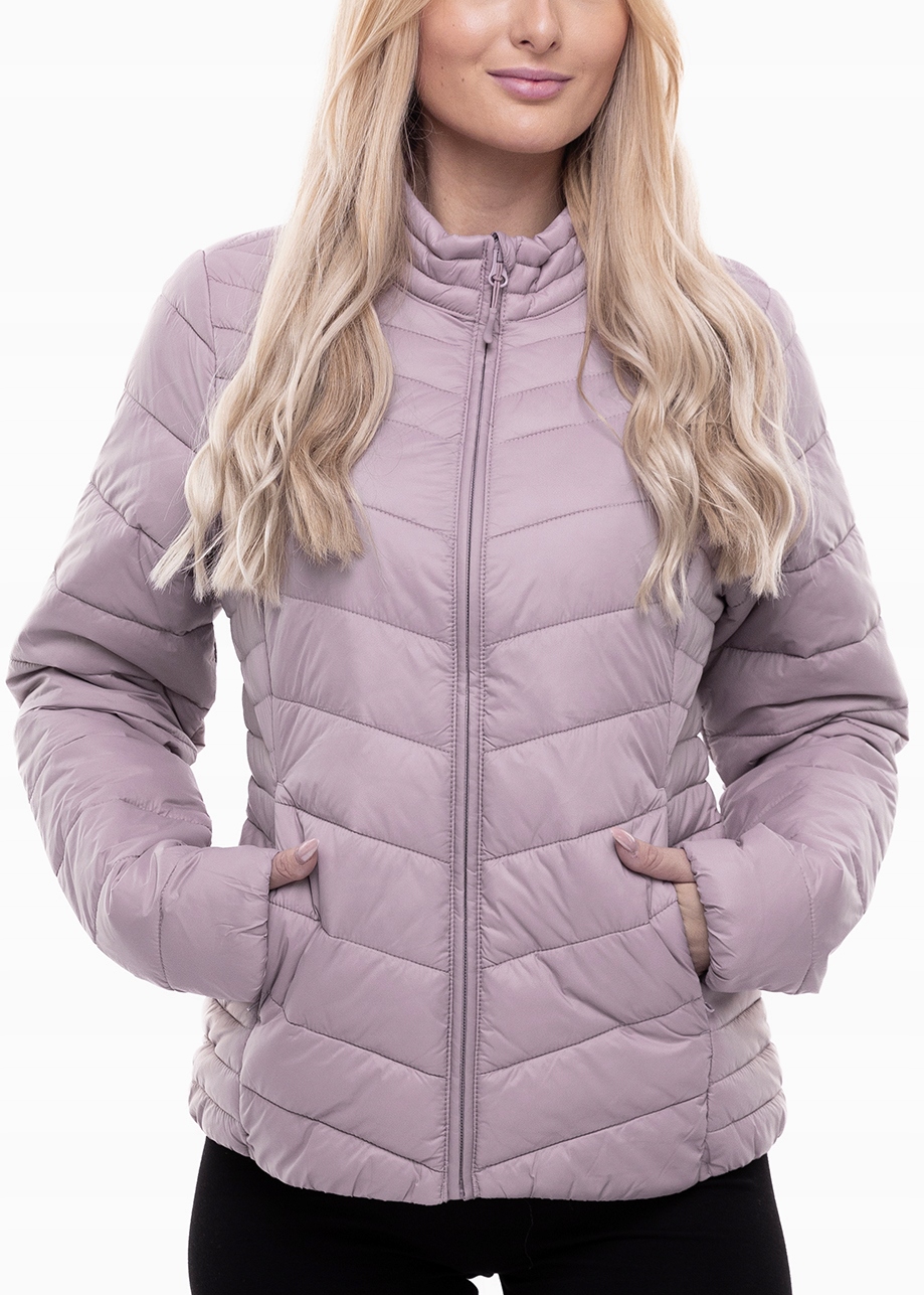 4F dámská přechodová zapínací prošívaná bunda bez kapuce vel