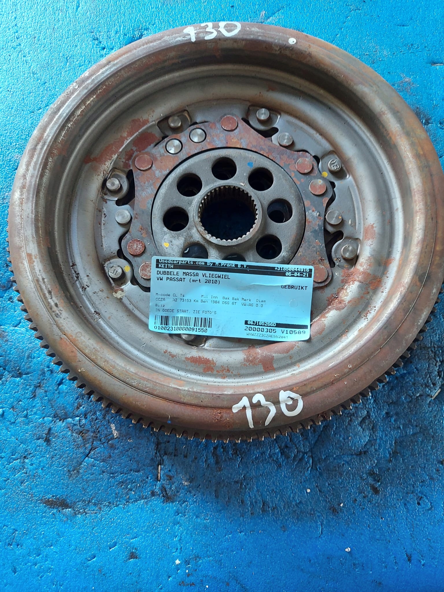 clutch DWUMAS PASSAT DSG 2.0 TFSI 06J105266D