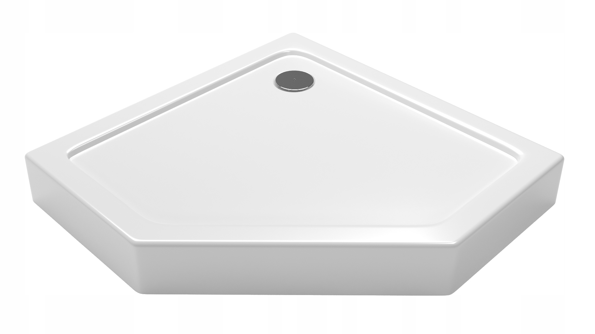 Sprchová vanička 80x80x13 pentagonální Laminart