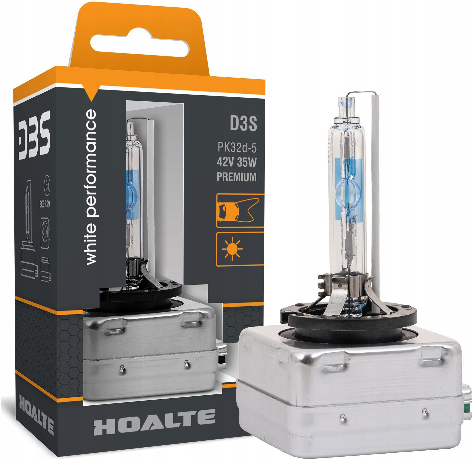 Xenonová Žárovka Hořák Xenon Hoalte Premium White Performance 5800K +100% D3S