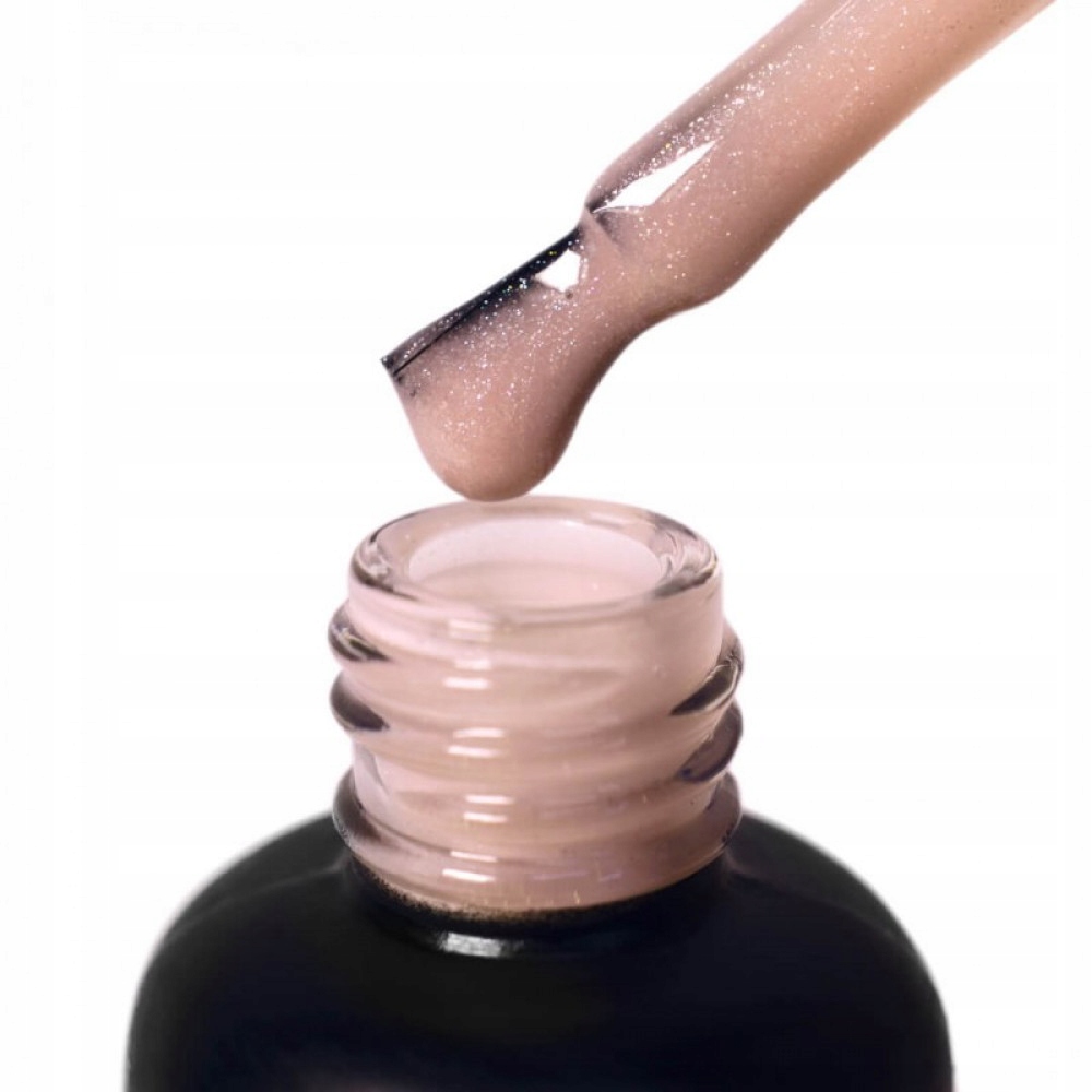 Baza Hybrydowa Kamuflująca do paznokci PNB UV/LED Beżowy z brokatem 4ml Marka PNB