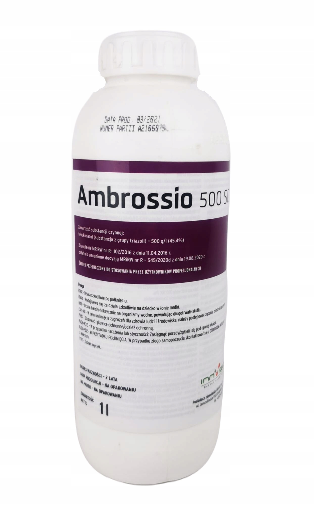 

Ambrossio 500 Sc 1L Tebukonazol Fungicyd Ochrona