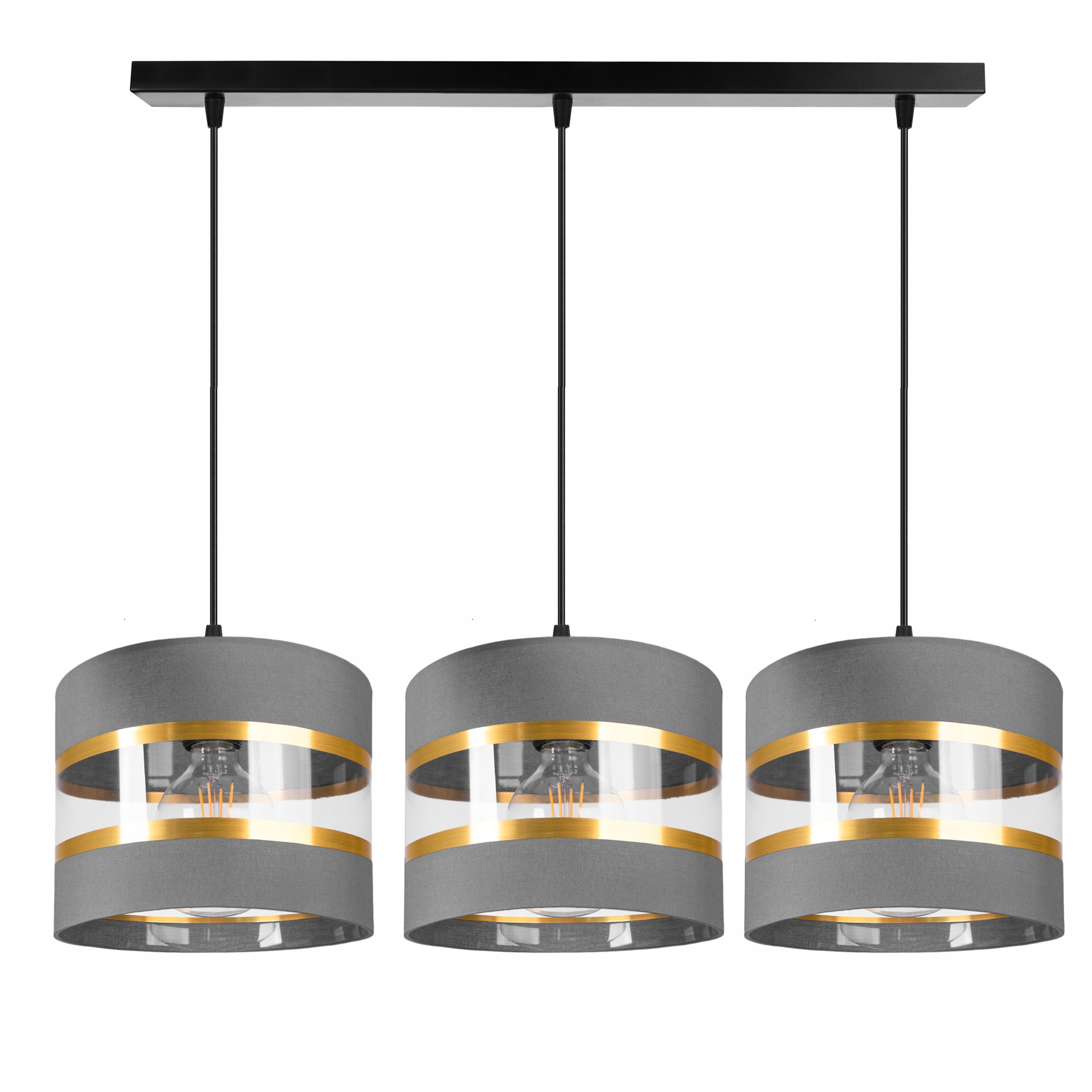 

Lampa Wisząca Zwis Sufitowa Żyrandol Abażur Led