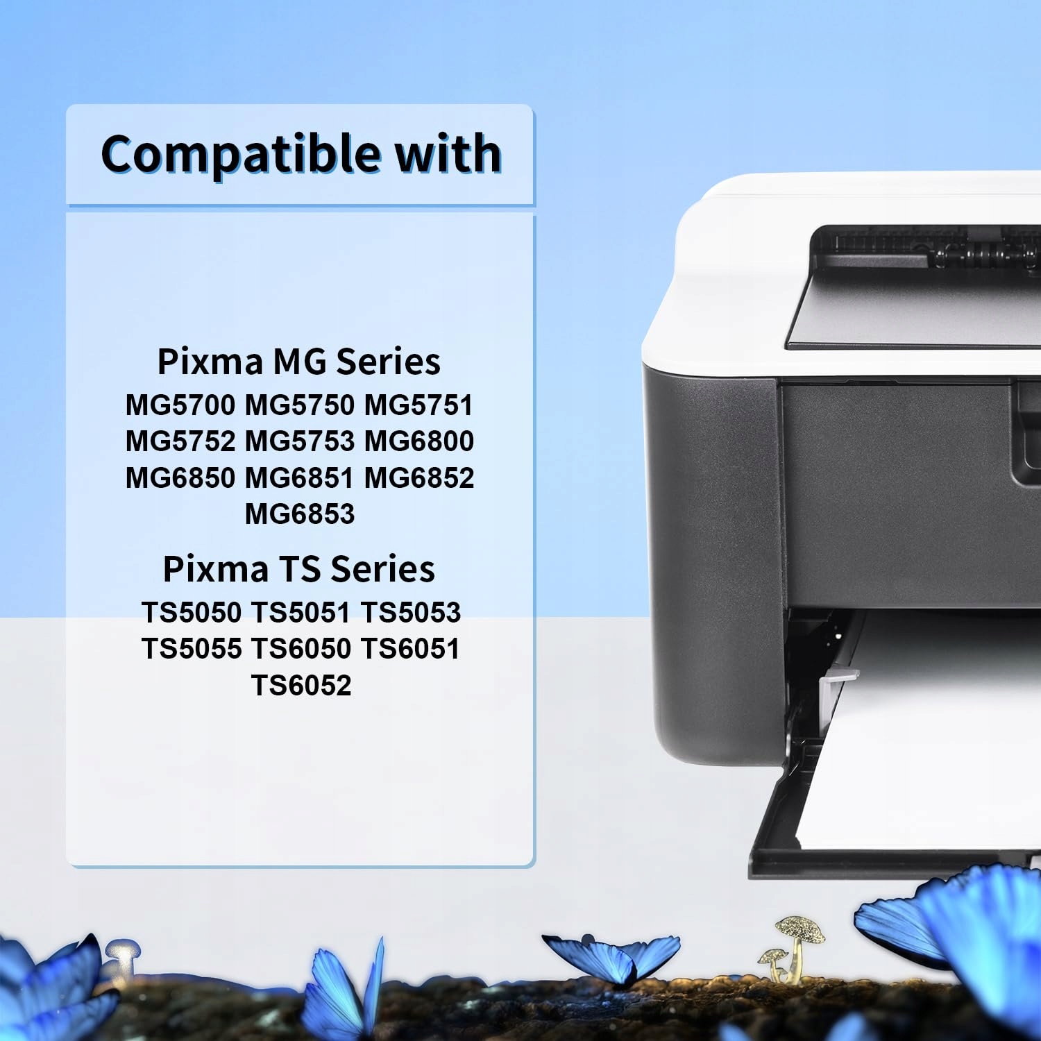 LOSMANN Tusze Zamienniki Canon PGI-570 XL CLI-571 XL PIXMA TS MG 9 Sztuk — miniatura 2