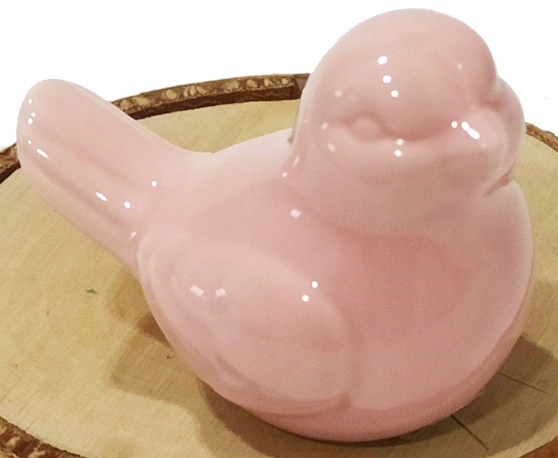 

Ptaszek Ceramiczny, Różowy, Dekoracja Wiosenna