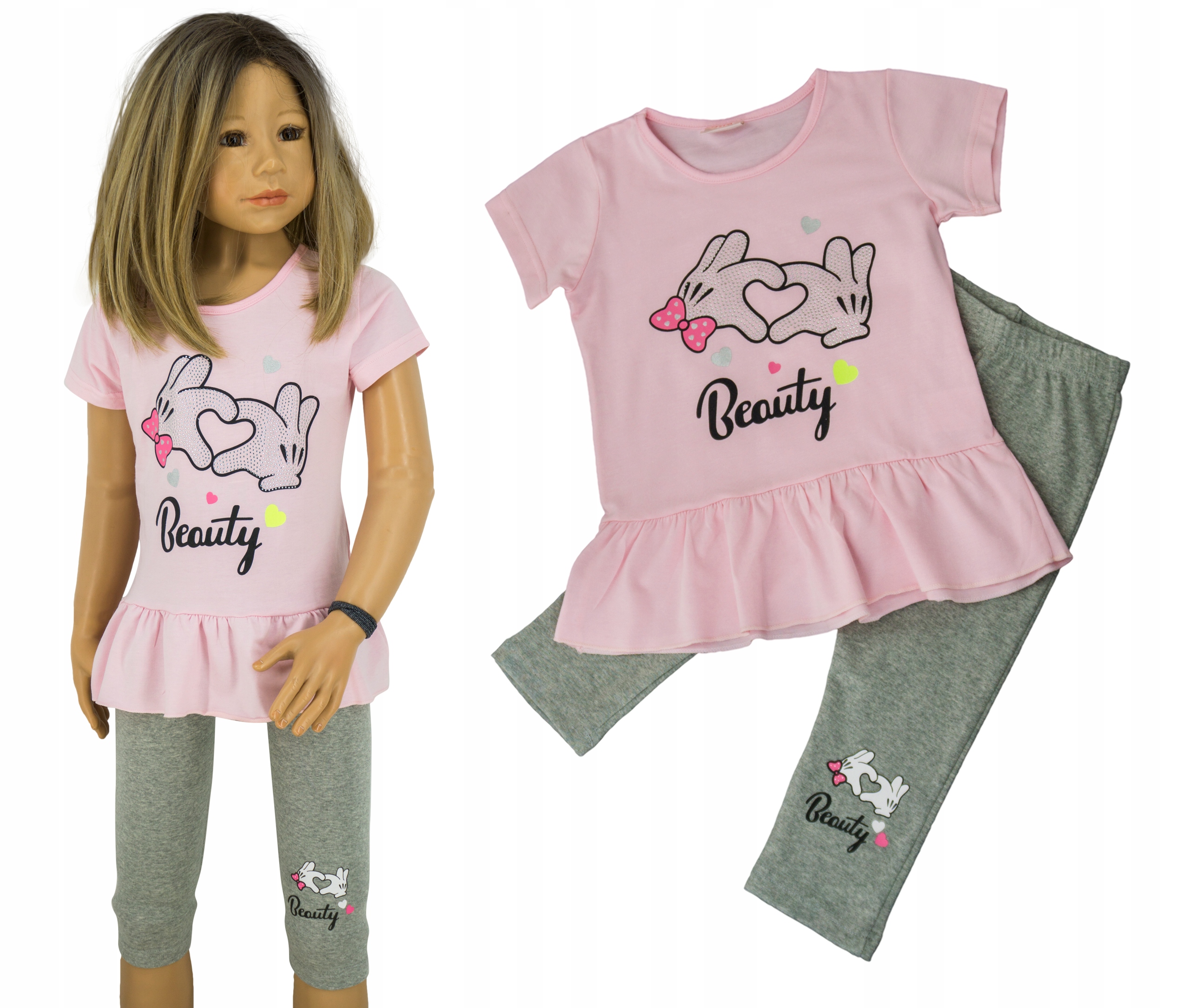 

P240B Komplet bluzka legginsy rozmiar 116/122