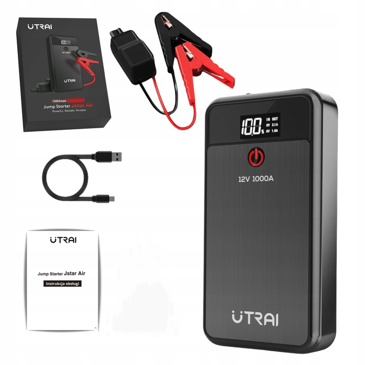 UTRAI СТАРТЕР JUMP STARTER POWERBANK BOOSTER 1000A