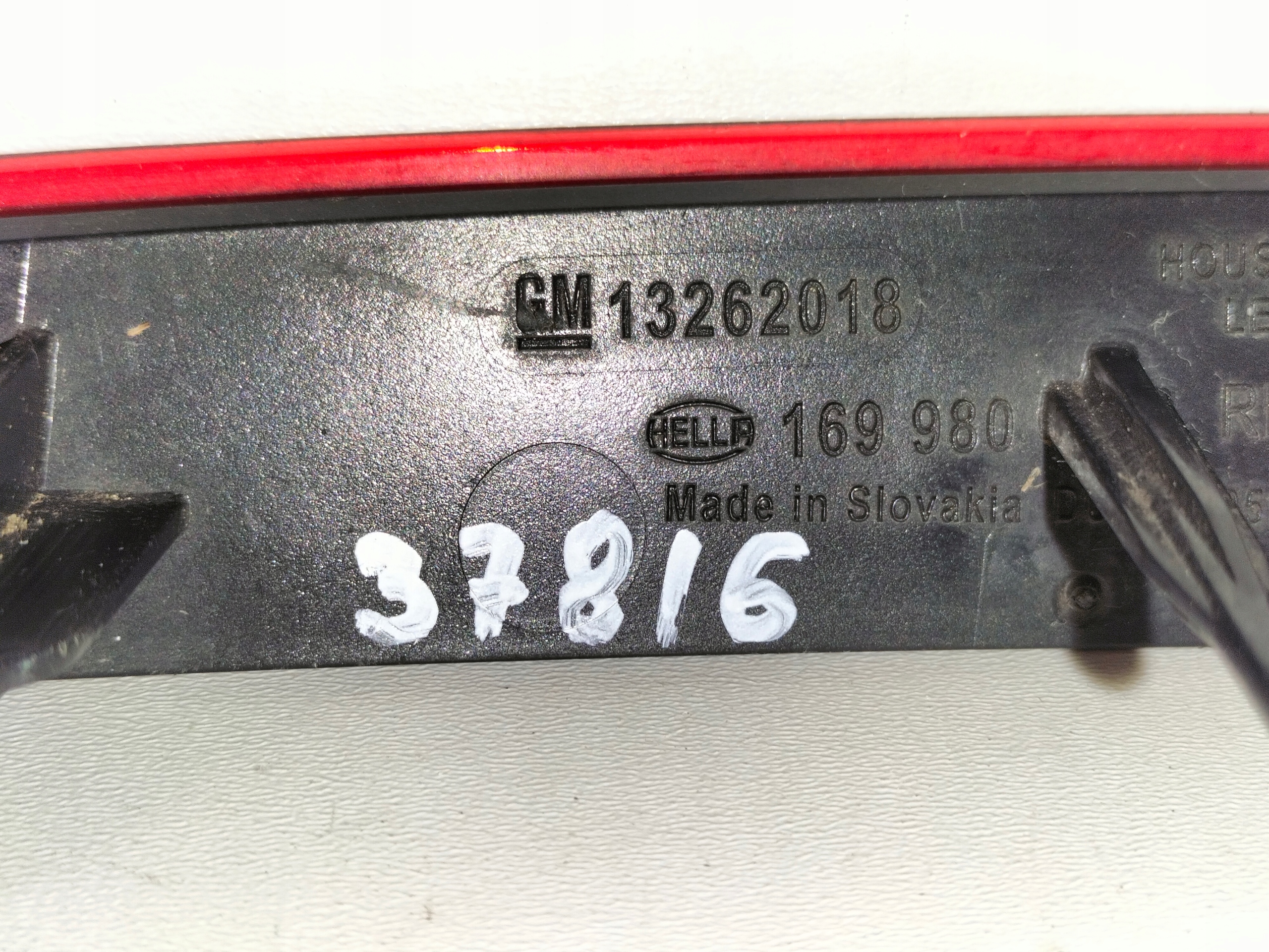 Odblask der Stoßstange heck rechts OPEL ASTRA 4 IV 09-12 HB