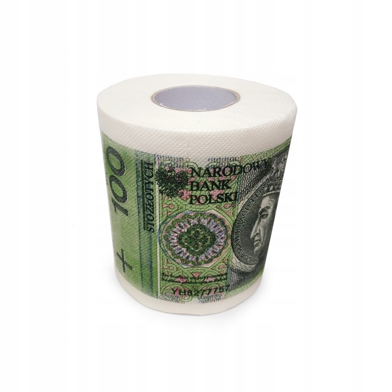 

Papier toaletowy wersja XL 100ZŁ stówa stówka