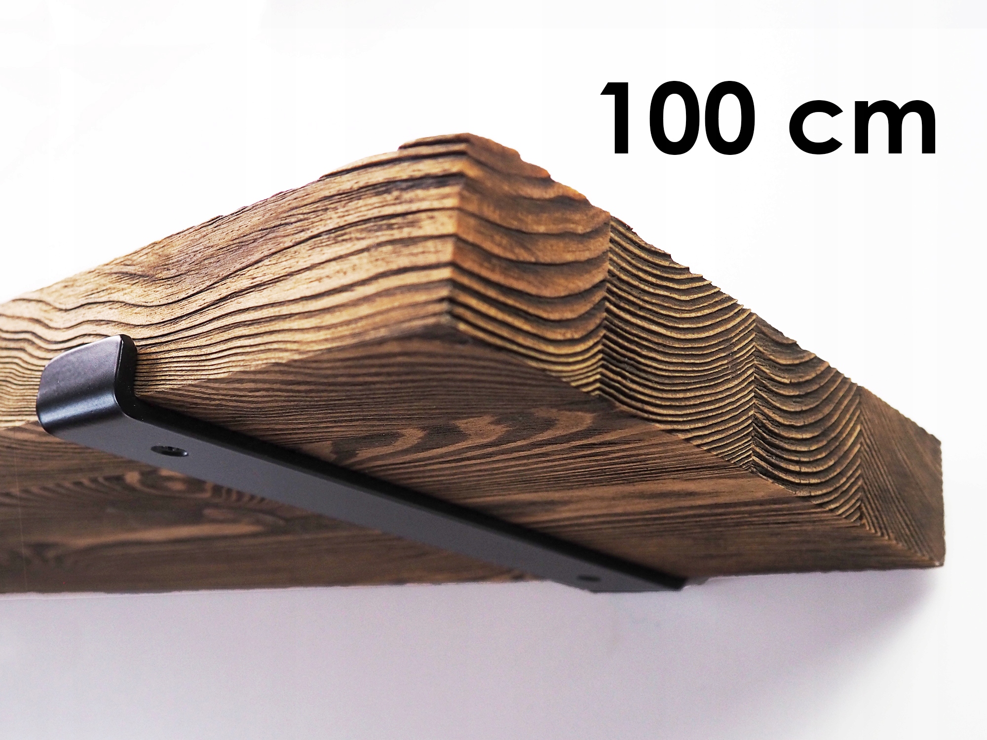 

Półka Loft Ścienna Rustykalna Stare Drewno 100 cm