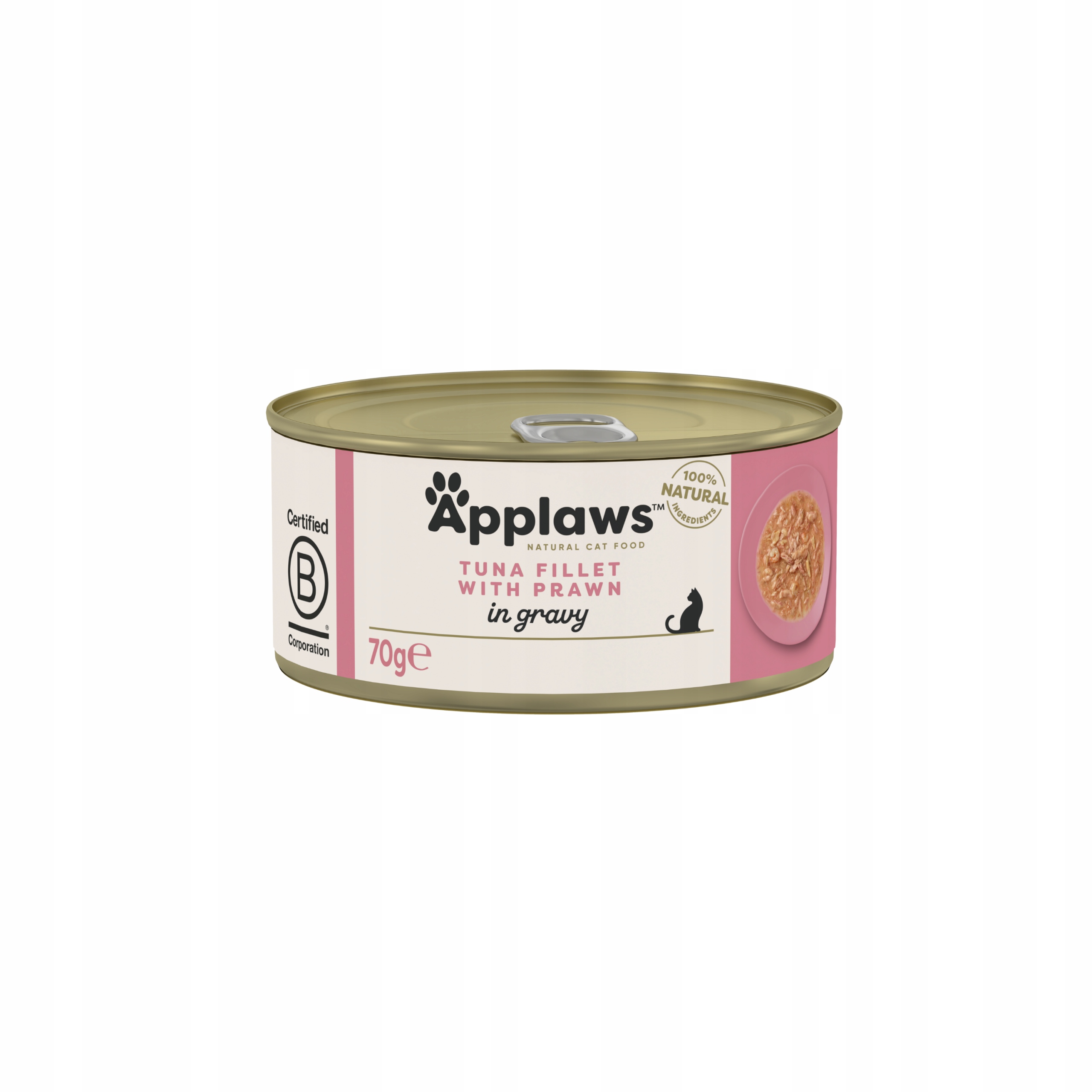 Levně Applaws Premium mokré krmivo pro kočky Adult Tuňák Kreveta v omáčce 12 x 70 g