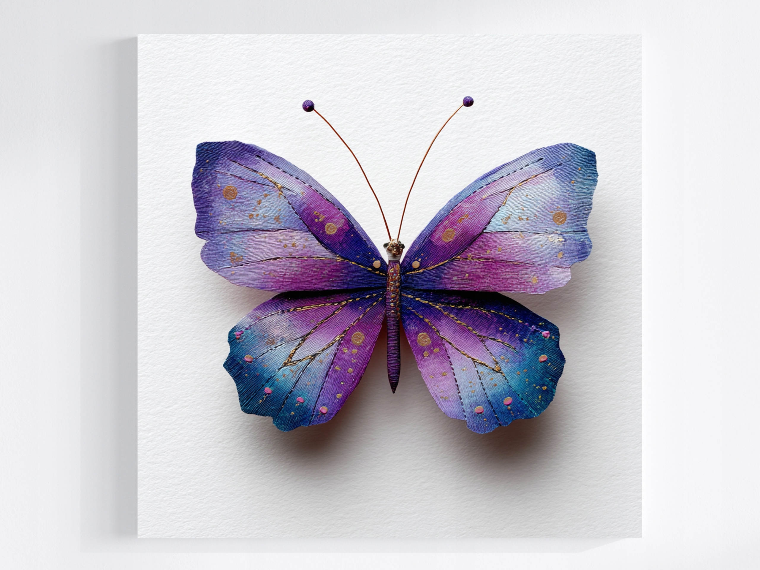 Obraz Na Plátně Canvas Příroda Fauna Hmyz Barevný Motýl 80x80
