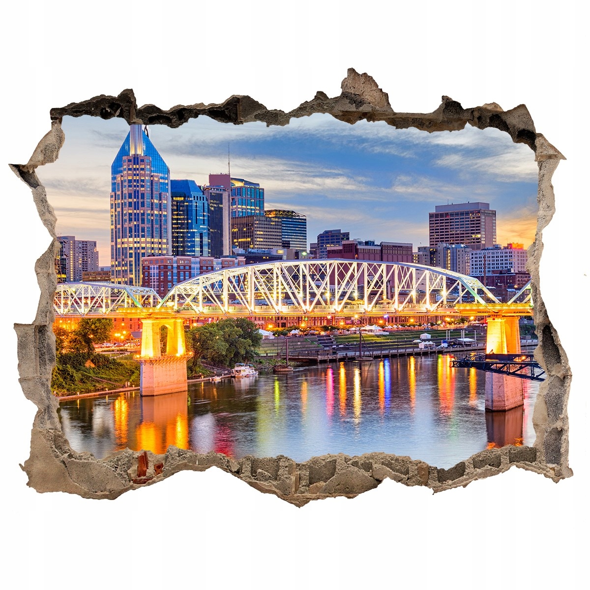 

Fototapeta dziura na ścianę 3d Most Tennessee Usa