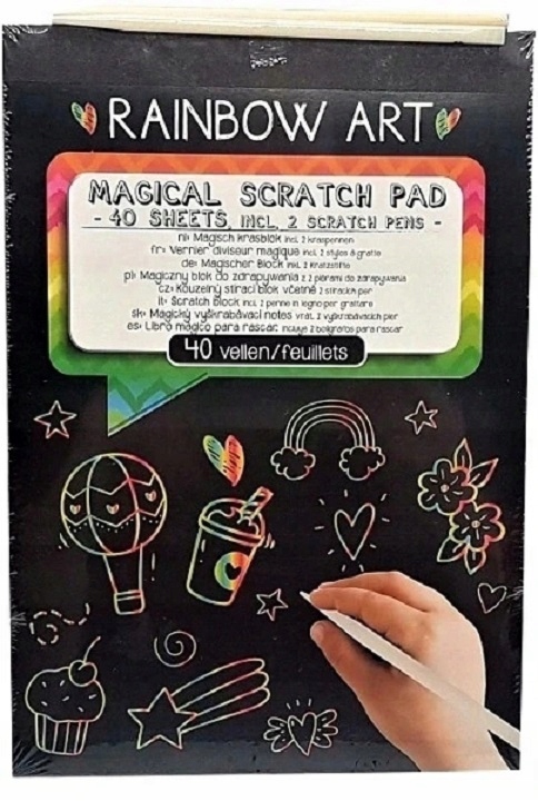 

Papier do zdrapywania Magical Art Tęcza 40 stron