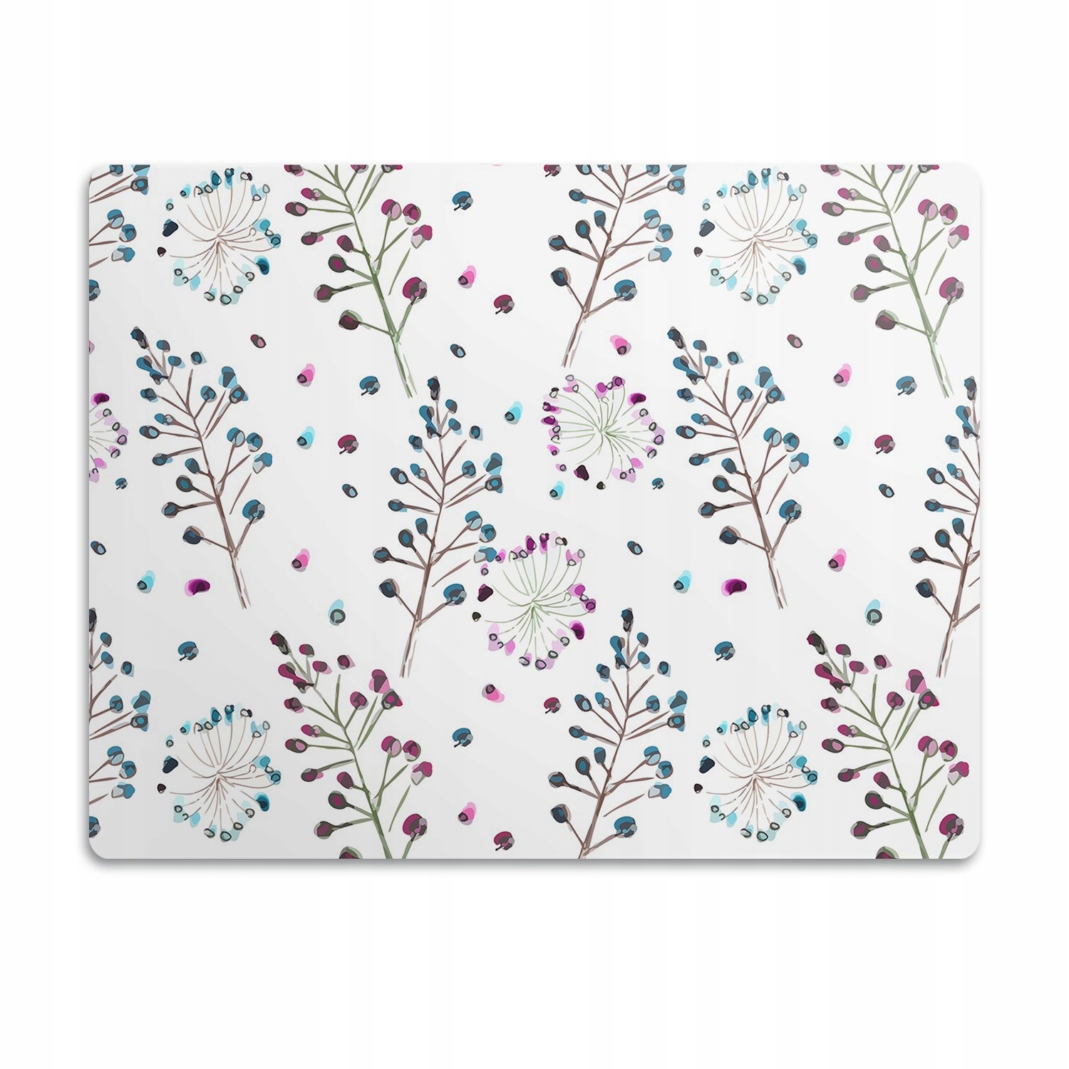 Levně Pro psa a kočku podložka pod misku Květinový motiv 90x60