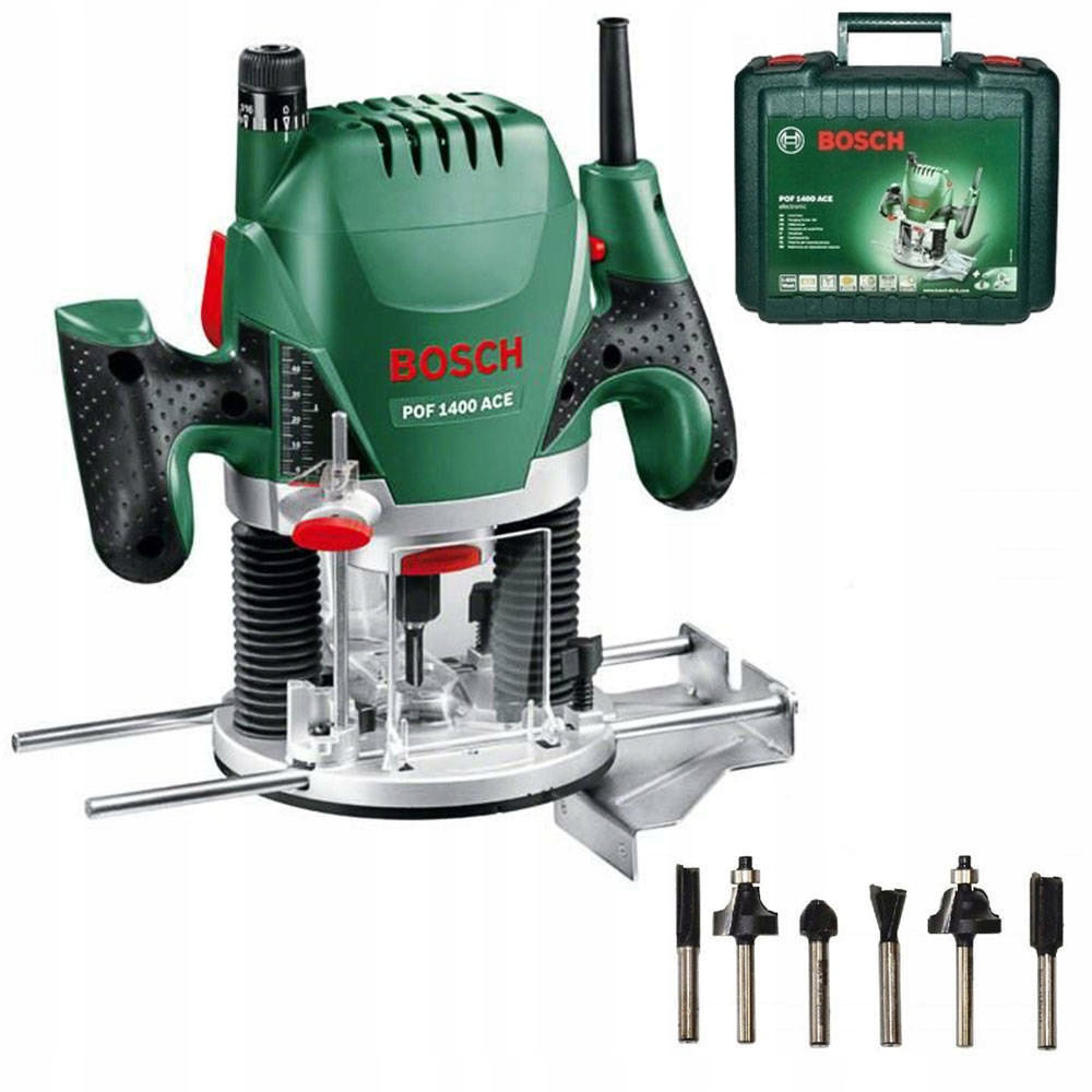 Frezarka Górnowrzecionowa Pof 1400 Ace 1400W Walizka Bosch 060326C801