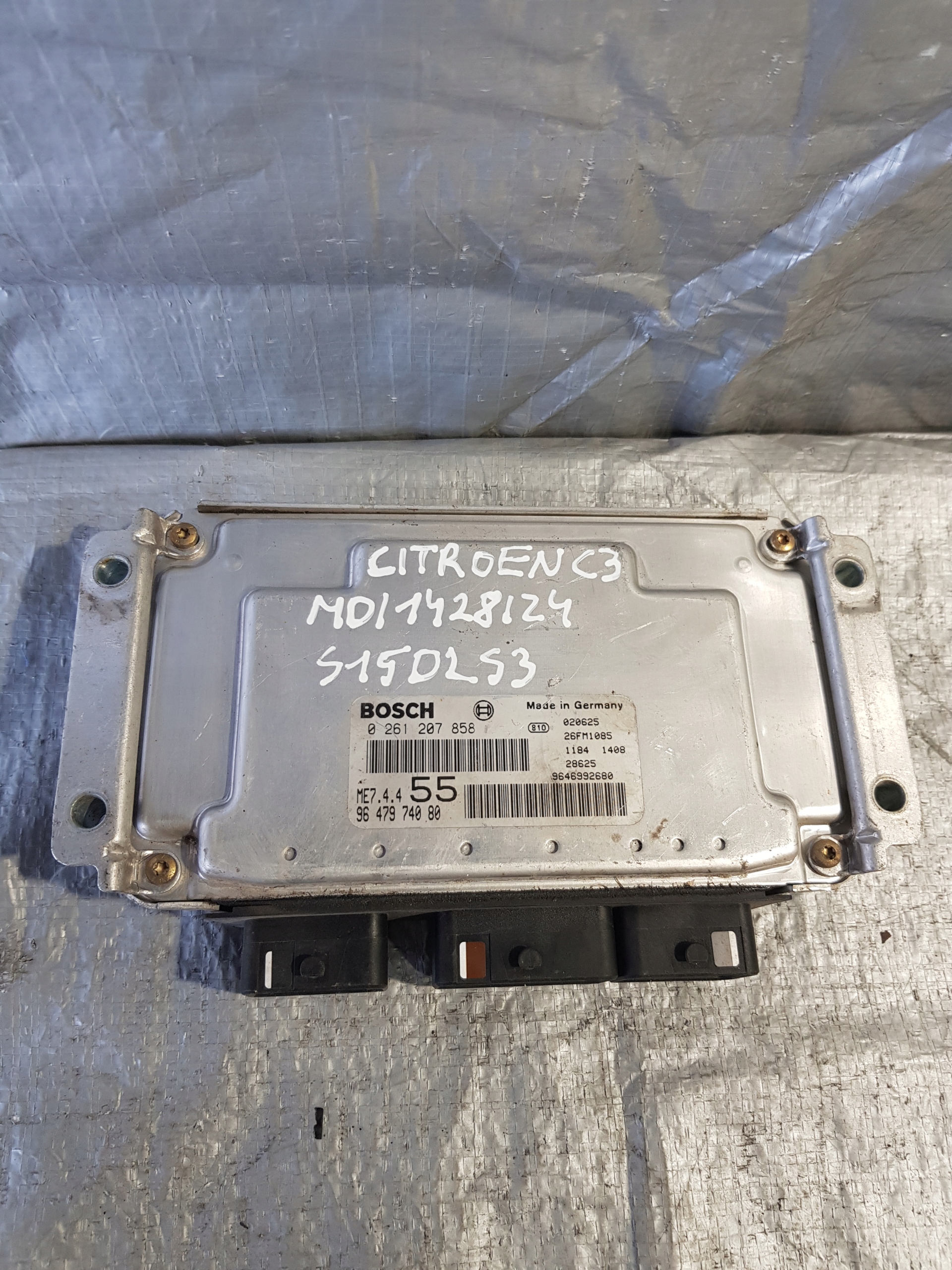 Computer CITROEN C3 0261207858 9647974080