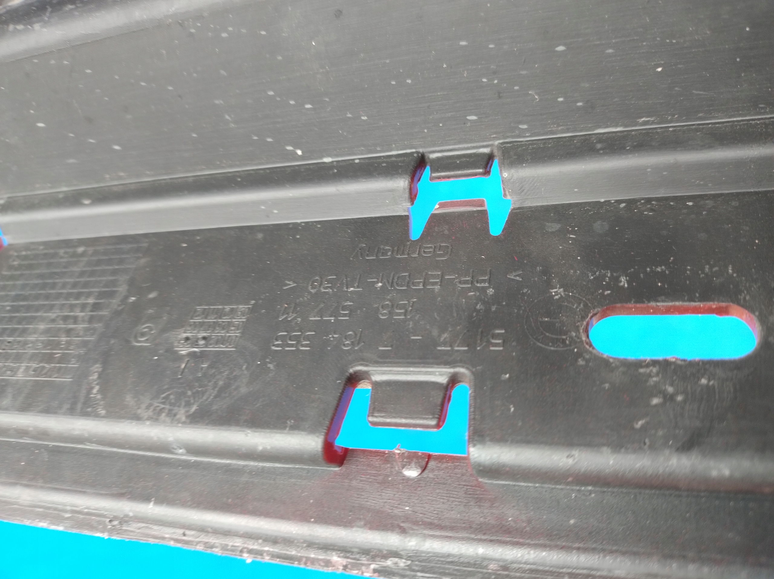 BMW E87 left moulding threshold threshold 51777184353 C531