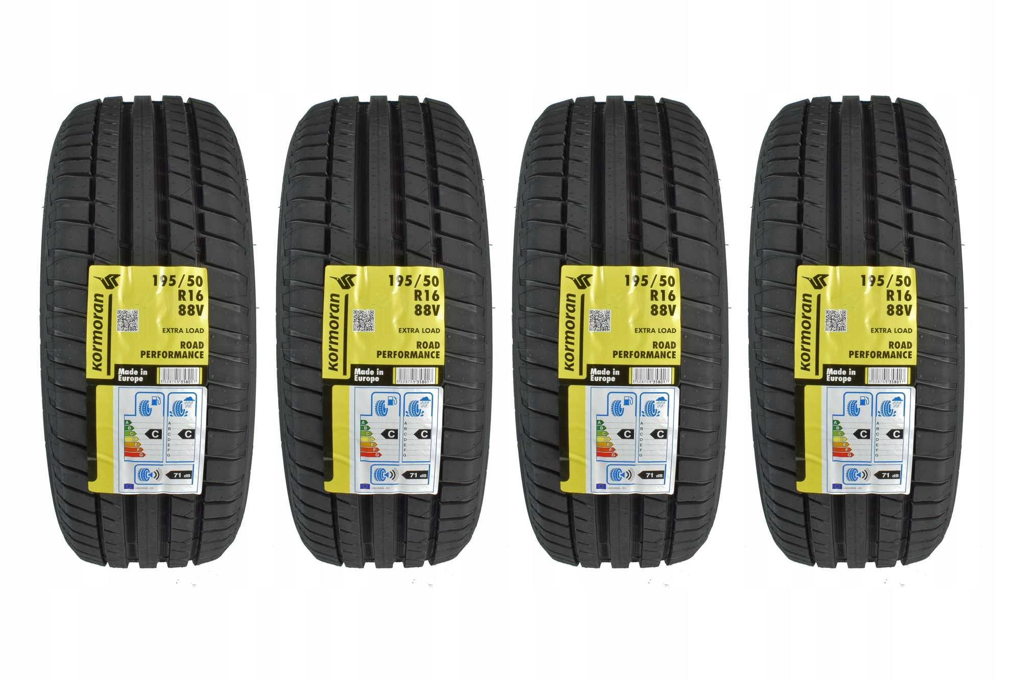 

4 Opony letnie 195/50R16 Kormoran Road Performance