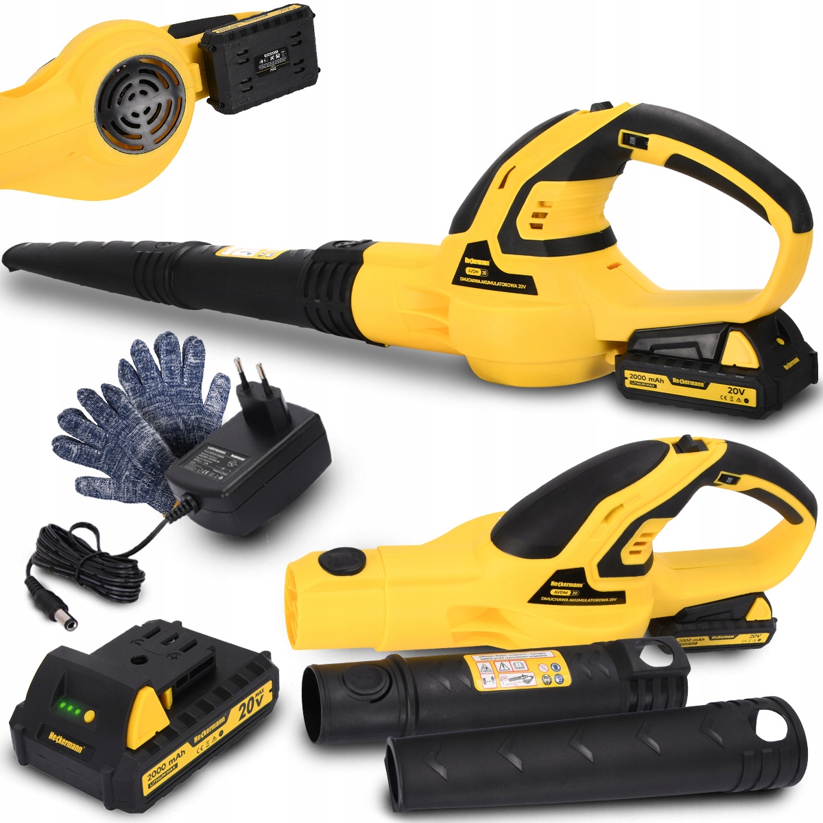 Elektrická Akumulátorová Fúkačka Na Listy 220 km/h 2000 mAh 20 V