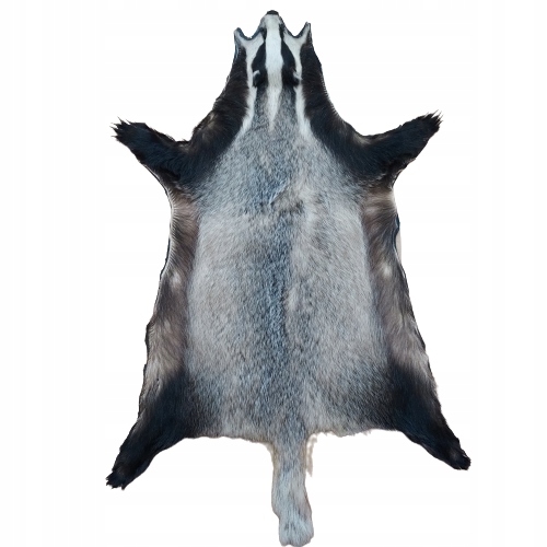 Prírodná dekoratívna koža Borsuk Koža z jazveca