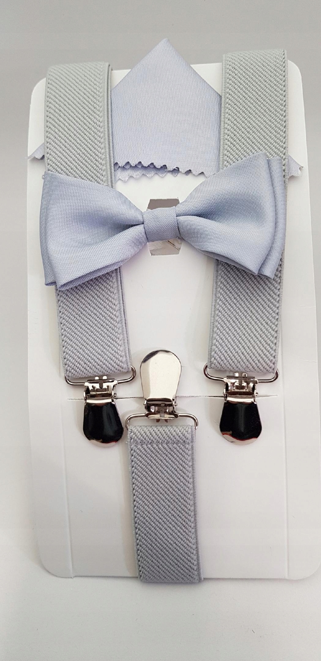 DZIECIĘCE POPIELATE SZELKI I MUCHA MAT Z POSZETKĄ Płeć uniseks