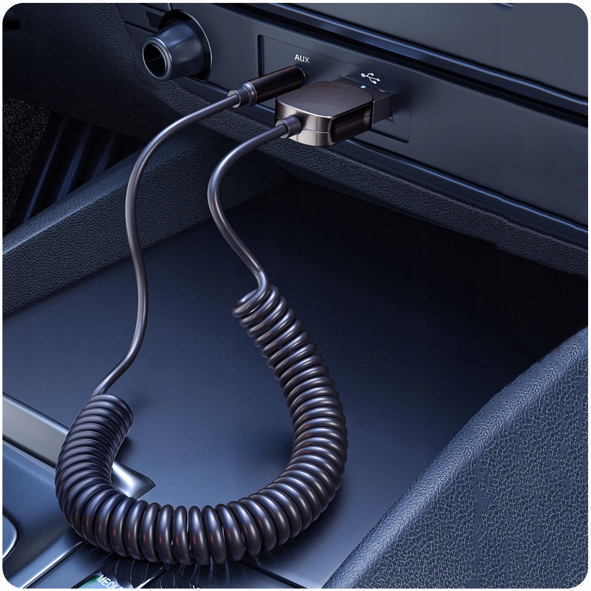 ESSAGER TRANSMITER BLUETOOTH 5.0 KABEL USB AUX Model EBTEB01-JS0A-ST