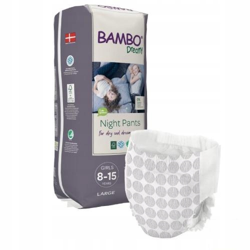 

Bambo Night Pants Girls 8-15lat L 35-50kg10szt.