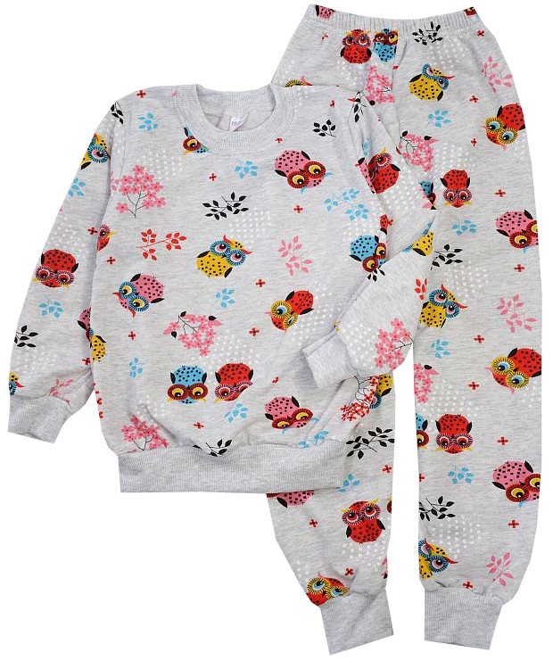 

Dres dziewczęc Komplet Spodnie Bluza sowy 10 J153L