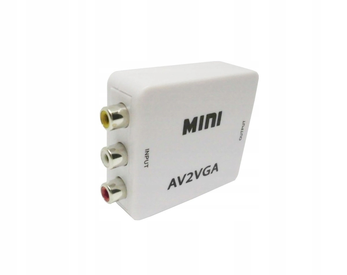 Konwerter video CVBS composite AV do VGA D-SUB Marka NTIinnovations