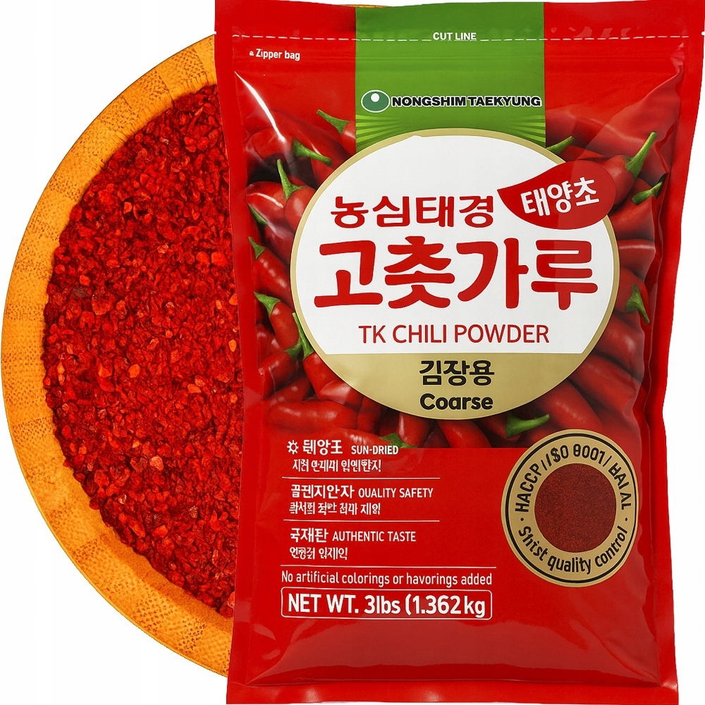 Korejská chilli paprička Gochugaru Hrubá pro Kimchi 1,362 kg Nongshim