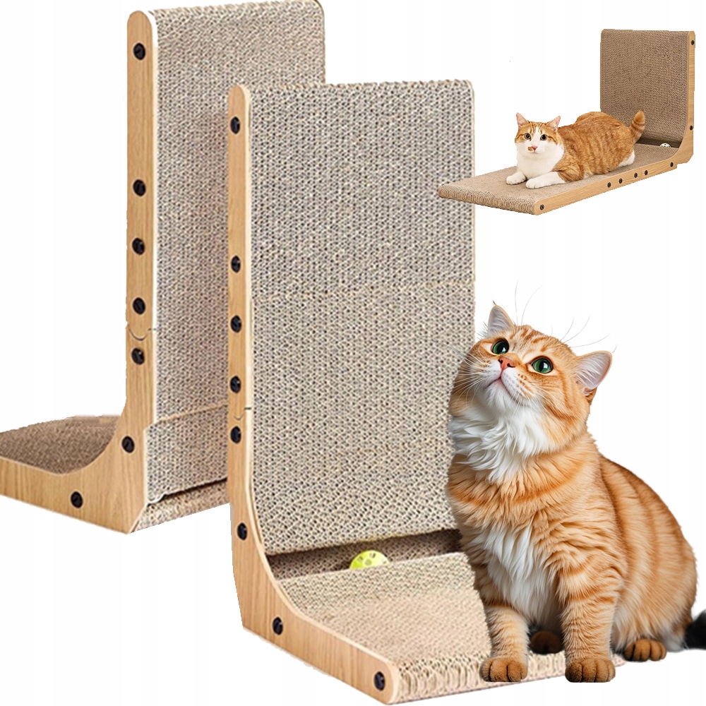 Škrabadlo Pro Kočky Kartonové Vertikální 68*42*28 CM Odolné Proti Opotřebení