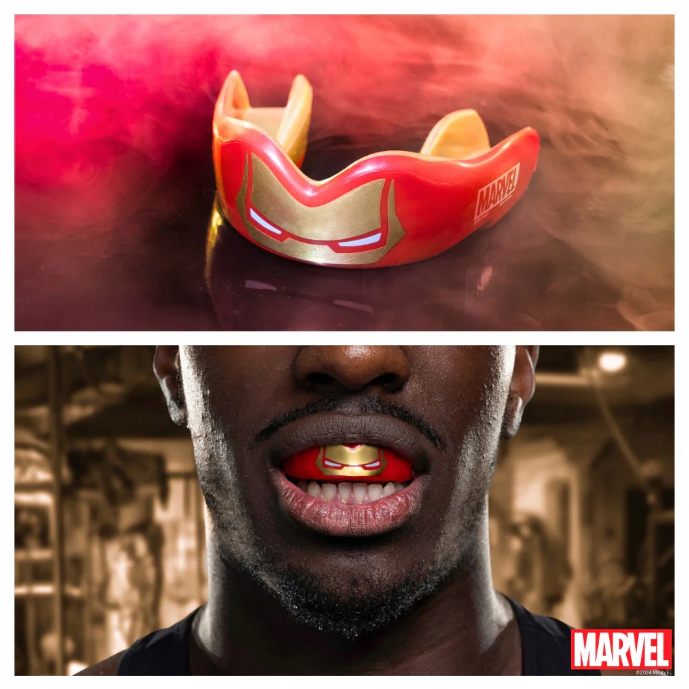 SAFE JAWZ OCHRANIACZ SZCZĘKI MARVEL IRON MAN + 12 LAT Marka inna