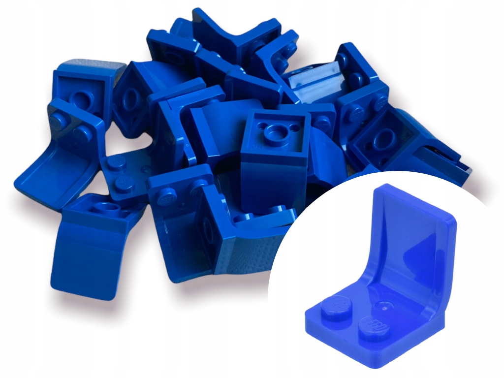 

Lego 4079b Krzesło Fotel Niebieski Blue 2x2 2szt