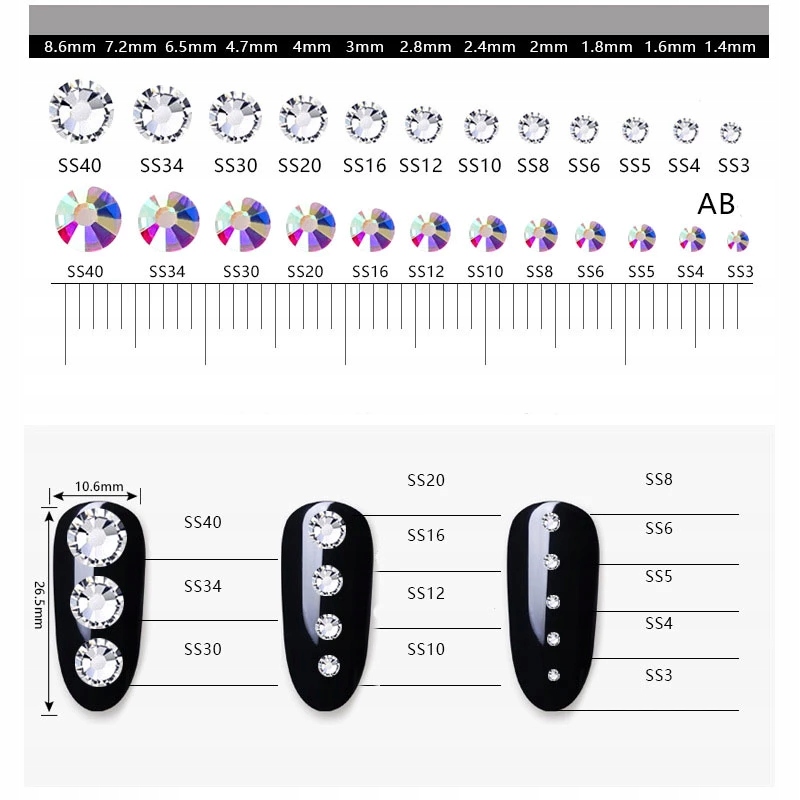 Cyrkonie szlifowane 50 szt. ss5 crystal opal Marka inna marka