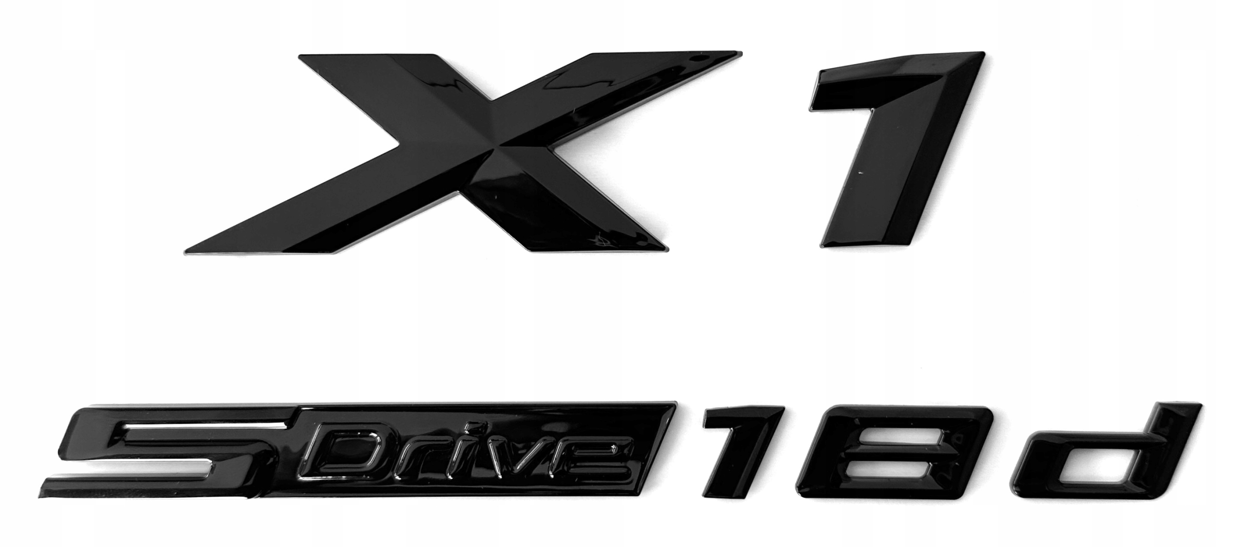 Bmw X1 sDrive 18d emblém logo znak čierna