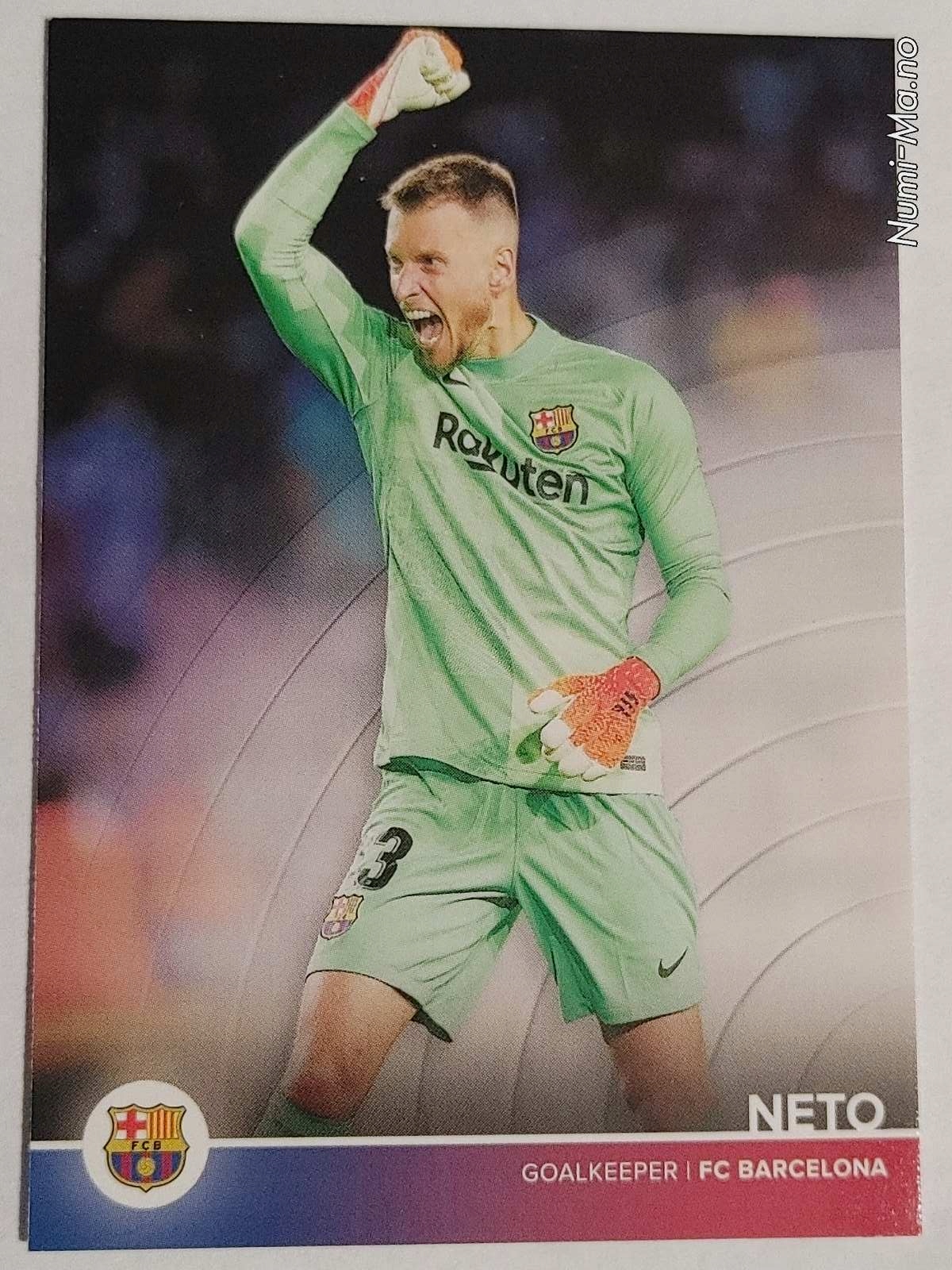 Topps Fc Barcelona Set 2021-22 N26 Neto Fc Barcelona 5043