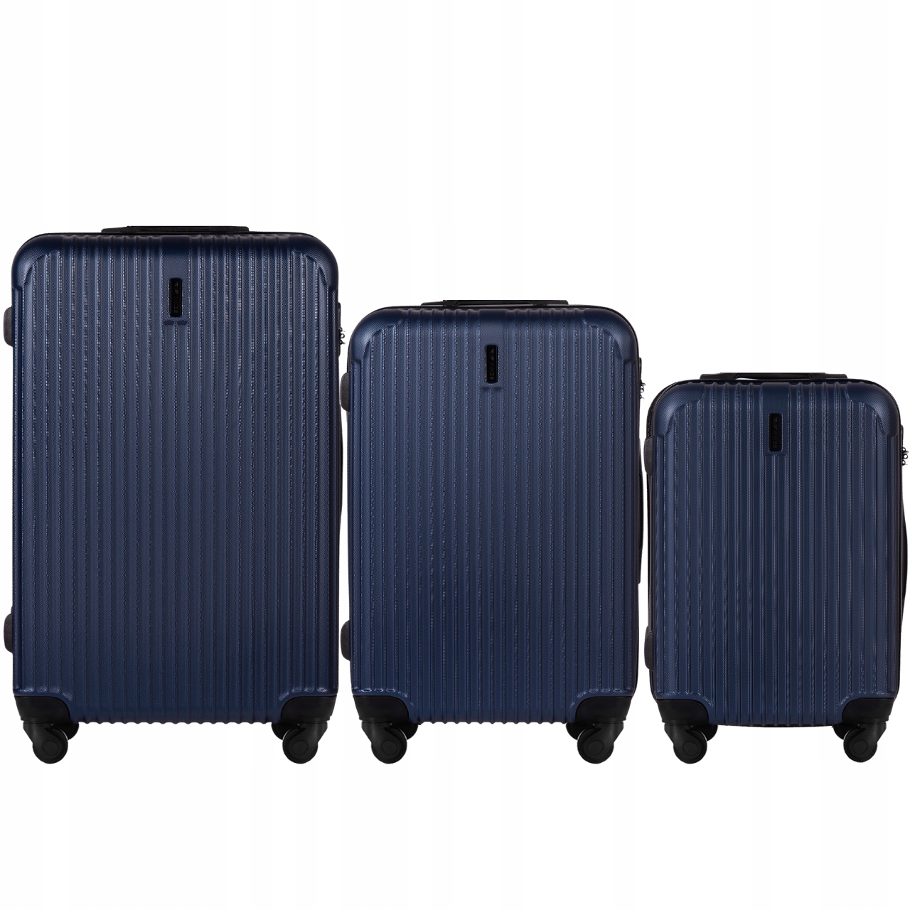 Sada 3 kufrů Wings Egret 2.0 Dark Blue, sada cestovních zavazadel