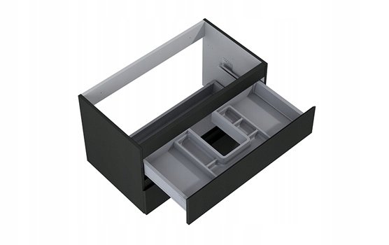 BLAT NASZAFKOWY 100 CM GRAFIT MAT OLTENS VERNAL Wysokość mebla 1.6 cm