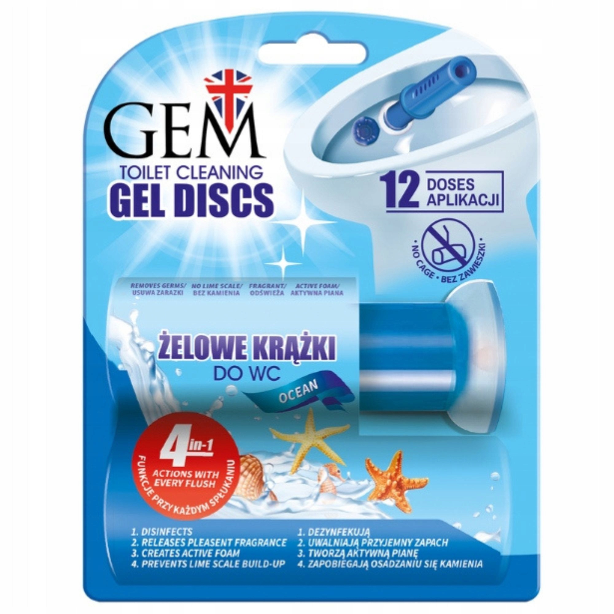 

Gem Aplikator Żelowych Krążków 12szt Ocean