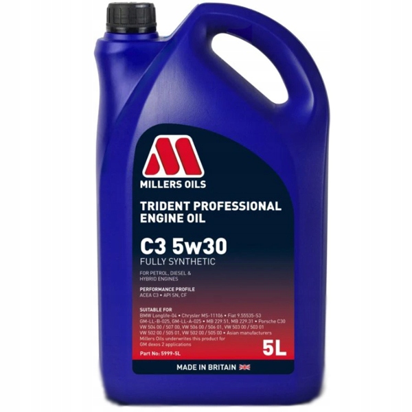 MillersTrident Professional C3 5W30 5999 5L