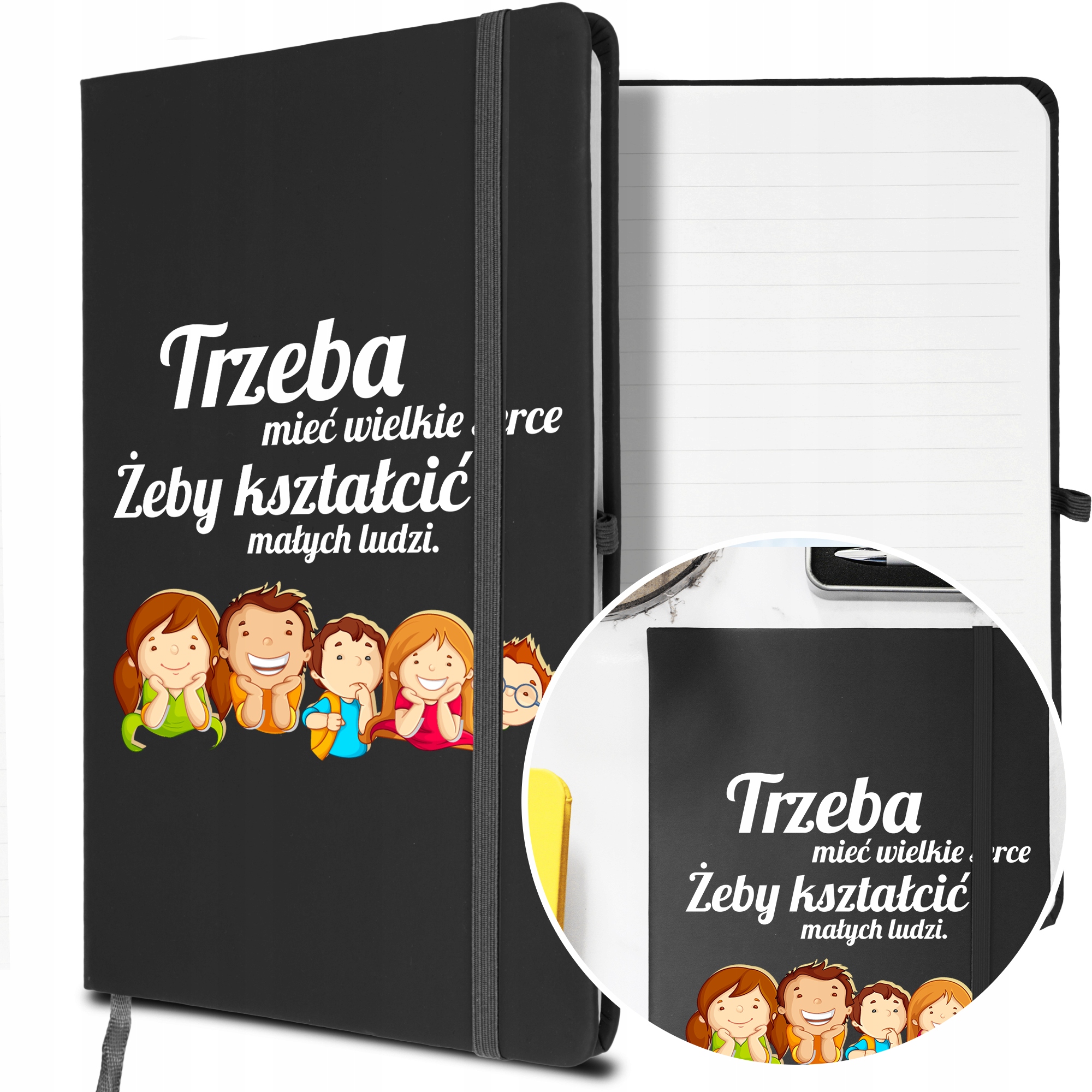 

Notes A5 z Gumką dla Przedszkolanki