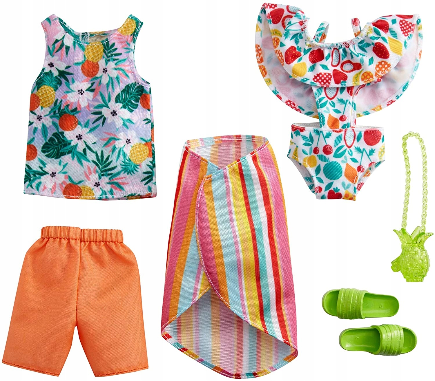 

Barbie I Ken Ubranka 2 Pak Stroje Plażowe GRC96