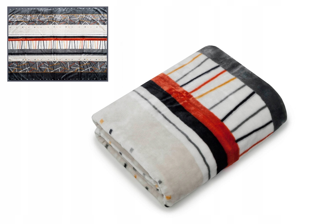 Akrylová deka A-758 Tlustý teplý pléd Přehoz na postel 160x210